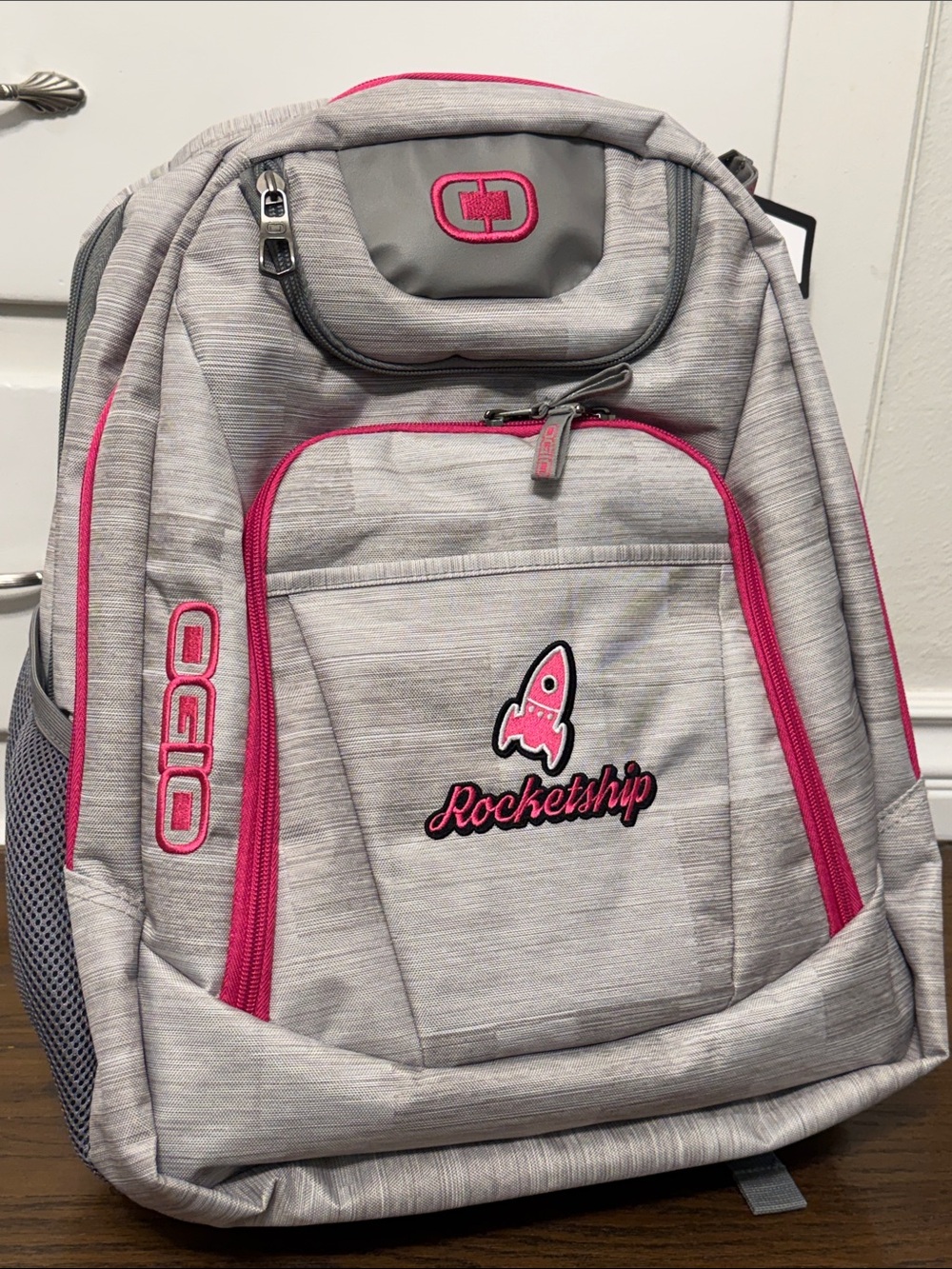 NWT OGIO Excelsior Gray and Pink Backpack